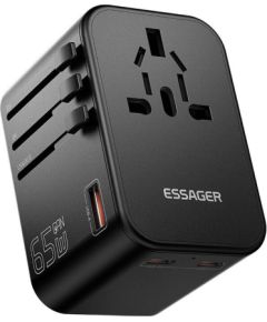 Travel wall charger, Essager, ECT65-LT01-Z, 65W (black)