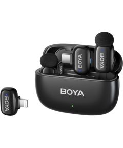 Boya беспроводной микрофон mini-12 Lightning/USB-C, черный