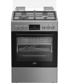 Beko FBMA61330GXDT Gāzes plīts 60cm Stainless steel