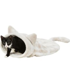 Guļvieta dzīvniekiem : Trixie Nelli cuddly sack, 34 × 23 × 55 cm, white|taupe