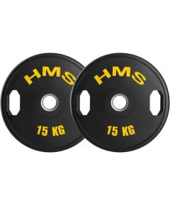 Svaru diski TOG15 RUBBERIZING OLIMPIC PLATE 2 x 15 KG HMS