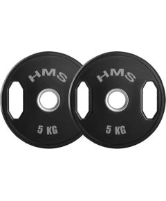 Svaru diski TOG05 RUBBERIZING OLYMPIC PLATE 2 x 5 KG HMS
