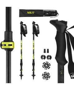 Nils K8608 — augstas klases pārgājienu nūjas ar 7075 alumīniju, automātiskās regulēšanas sistēmu un ergonomisku rokturi