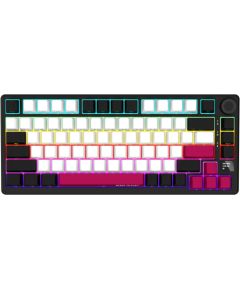 LORGAR KBP7075W, Wireless 75% Mechanical Gaming Keyboard Pro, Black/red, EN layout