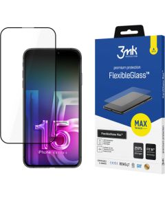 Apple iPhone 15 Pro Max - протектор экрана 3mk FlexibleGlass Max™