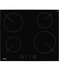 Ceramic hob Akpo PKA 58008/2 black 4 zone(s)