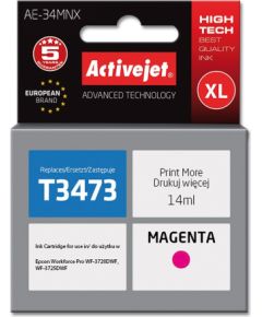 Activejet AE-34MNX Ink Cartridge (replacement for Epson 34XL T3473; Supreme; 14 ml; magenta)