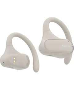 Belkin SoundForm ClearFit Headset True Wireless Stereo (TWS) Ear-hook Calls/Music/Sport/Everyday Bluetooth Sand