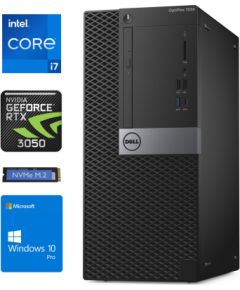 Dell Optiplex 7050 MT i7-7700 32GB 1TB SSD RTX 3050 Windows 10 Pro
