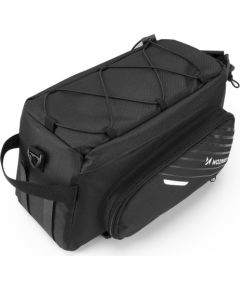 Wozinsky Bicycle Bike Pannier Bag Rear Trunk Bag with Shoulder Strap 9L black (WBB22BK)