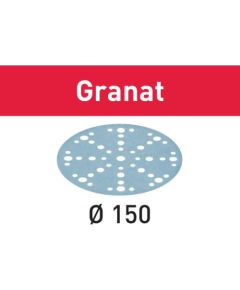Smilšpapīrs ekscentra slīpmašīnai Festool Granat D150 P150 GR/50