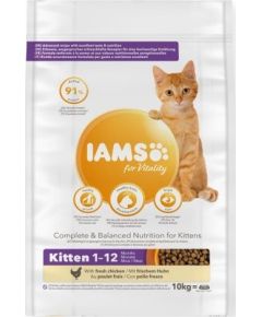 Eukanuba IAMS for Vitality ze świeżym kurczakiem 10kg kocięta