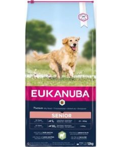 Suņu barība  EUKANUBA Senior Lamb & Rice Bag 12kg