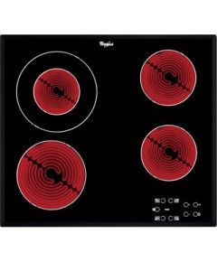 Whirlpool AKT 8130 BA hob Black Built-in Ceramic 4 zone(s)