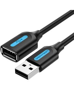 Extension Cable USB 2.0 Male to Female Vention CBIBF 1m Black Adapteri