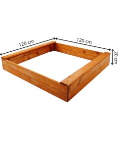 Деревянная песочница Springos SBX120SI 120х120см