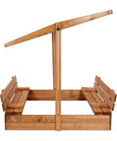Деревянная песочница Springos SBX120RSET 120х120см