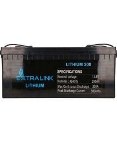 ExtraLink Akumulators LiFePO4 200AH 12.8V BMS EX.30479
