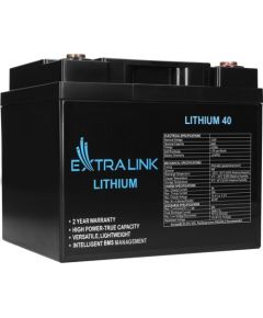 ExtraLink Akumulators LiFePO4 40AH 12.8V BMS EX.30431