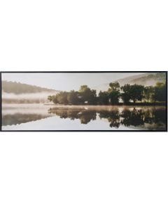 Wall art WALLY 50x140cm, fog on the lake