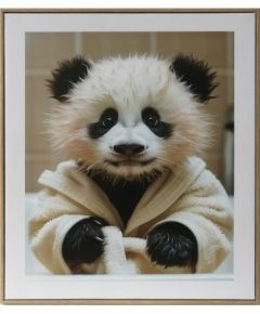 Kanva ar rāmi WALLY 40x50cm, pandas mazulis