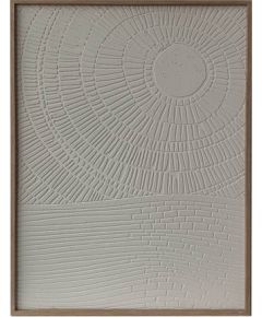 Wall art WALLY 60x80cm, abstract white