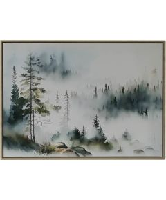 Wall art WALLY 45x60cm, misty forest