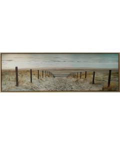 Wall art WALLY 30x90cm, road to the beach