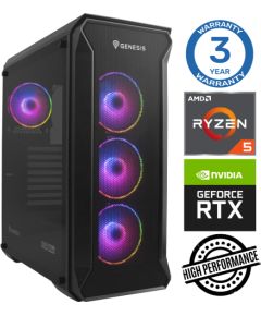 INTOP Ryzen 5 5600X 16GB 250SSD M.2 NVME+2TB RTX5070 12GB no-OS
