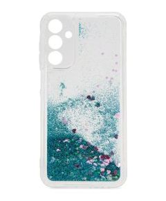 iLike Samsung  Galaxy A15 Silicone Case Water Glitter Blue