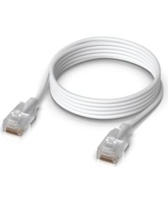 Ubiquiti UACC-Cable-Patch-EL-1M-W networking cable Translucent, White Cat6