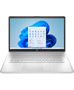 HP 17-CN2068CL i5-1235U 17.3" FHD AG 8GB SSD512 BT BLKB FPR Win11 Natural Silver (REPACK) 2Y