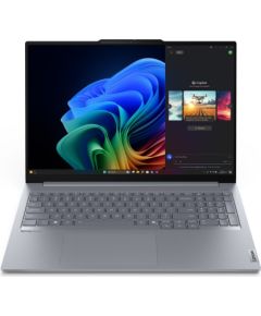 Lenovo ThinkBook 16 G7 Snapdragon X Plus X1P-42-100 16" WUXGA IPS 300nits AG 60Hz 32GB DDR5 SSD1TB Qualcomm Adreno 84Wh W11Pro Luna Grey 3Y Onsite