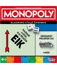 MONOPOLY Настольная игра Классическая Монополия (на литовском языке.)