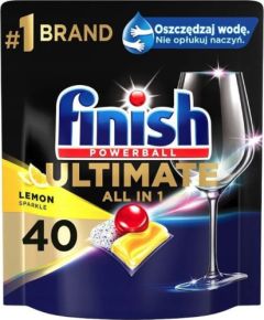 Tabletes trauku mazg.mašīnai Finish Powerball Ultimate Lemon 40g.