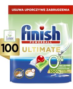 Tabletes trauku mazg.mašīnai  Finish Ultimate 0% 100 gb.
