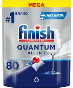 Tabletes trauku mazg.mašīnai  Finish Quantum All in 1 80 gb.