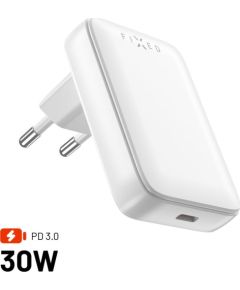 LĀDĒTĀJS Fixed Slim GaN Travel Charger -GaN USB-C  Power Delivery 30W