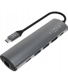 HUB USB Fixed | 6-port USB-C HUB Pro for laptops and tablets
