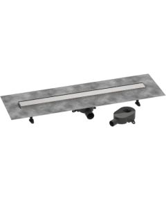 Hansgrohe dušas kanāls RainDrain Go, 900 mm, flīzējams, brushed stainless steel