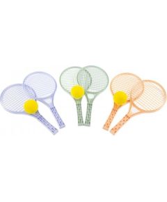 Mochtoys Tenisa komplekts plastm.raketes ar mīkstu bumbiņu 42 cm 5055 dažādas krāsas