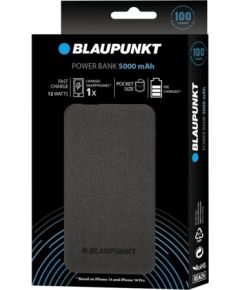 Blaupunkt Powrbank 5000 mAh 12 W Black