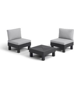 Keter Dārza mēbeļu komplekts Elements Balcony Set pelēks/gaiši pelēks