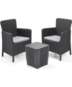 Keter Dārza mēbeļu komplekts Trenton Balcony Set pelēks