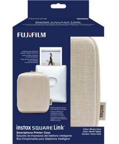 CASE Fujifilm instax Square Link Printer Case woven ivory