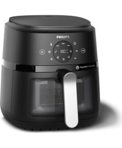 Philips 2000 series NA221/00 fryer Single 4.2 L Stand-alone 1500 W Hot air fryer Black, Silver