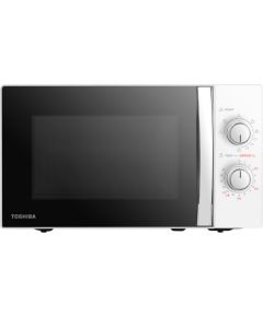 Microwave Oven with Grill , 20 L, Mechanical control, Rotating Plate, Timer: 35 m, Built-in LED Lights, 800 W, Grill 1000 W, 5 power levels, whiteSize: 259 x 440 X 334