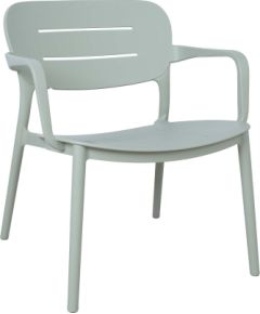 Krēsls MANGO 64x66xH75,5cm, zaļgani pelēka plastmasa