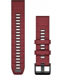 Siksniņa Garmin QuickFit 22mm Silikon Marsala/Graphit