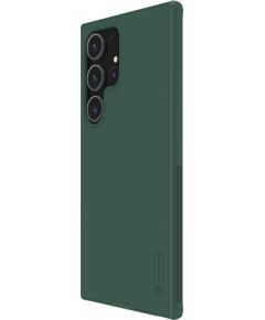 Магнитная задняя крышка Nillkin Super Frosted PRO для Samsung Galaxy S24 Ultra | темно-зеленый
